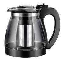 天喜（TIANXI） TBL162-2000 玻璃茶壶 2000ml 黑色 (单位:个)