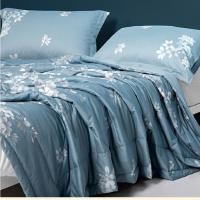 水星家纺（MERCURY） 花西雅 全棉夏被 200cm*230cm 约3.2斤 (单位:条)