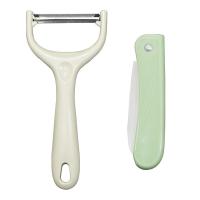 贝格帝 BGD-CF6002 厨房小工具两件套  削皮刀*1+折叠水果刀*1 （单位：套）