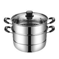 栢士德（BYSTON） BST-083 索非亚蒸锅 锅具 28CM 不锈钢色（单位：个）