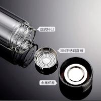 璞莉丝 PLS5137  中铁系列 双层玻璃杯  300ml（单位：个）颜色随机