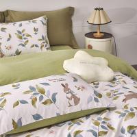 路易卡罗（Louis Kellog） LK-0717 花之恋纯棉四件套 枕套48*74cm*2 被套200*230cm 床单230*230cm (单位:套)