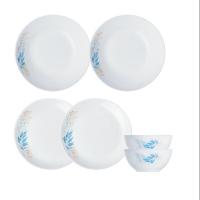 乐美雅X1348餐具6件套 饭碗12cm*2深盘20cm*2平盘19cm*2（单位：套）