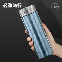 BTSM BTBW-TX083 小冰花钛保温杯 300ML（单位：个）蓝色