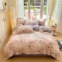 小熊家纺BH-1523彼岸花磨毛四件套床单240cm*245cm被套200cm*230cm枕套48cm*74cm*2（单位: 套）