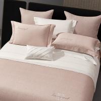 凯丝珀JF-9056棉磨毛四件套被套200*230cm 床单245*250cm 枕套48*74cm*2（单位：套）豆沙色