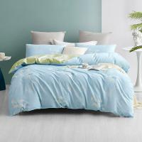 罗莱家纺（LUOLAI）清姿如梦四件套棉被套200*230cm 床单230*240cm 枕套48*74cm*2（单位：套）
