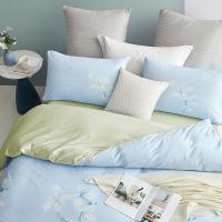 罗莱家纺（LUOLAI）清姿如梦四件套棉被套200*230cm 床单230*240cm 枕套48*74cm*2（单位：套）
