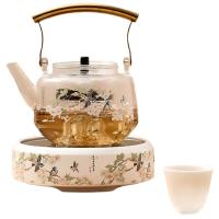 金镶玉YH-ZZ05 百鸟朝凤煮茶套装18*19mm ≤5件套（单位：套）