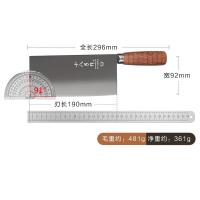 十八子作SL2119-AB鸣刃系列厨师家用刀296*92mm（单位:把）商标随机发货