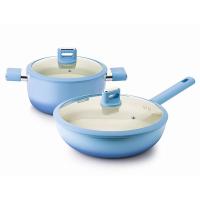 康巴赫（KOBACH） LPB-CT02A 溢彩不粘锅具两件套 30cm炒锅+24cm汤锅 （单位：套）蓝色
