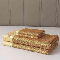 奥特佳（ORTEGA） JF100016 艾草驱蚊凉席三件套 床单:180*200cm 枕套：48*74cm*2 (单位: 套)黄色