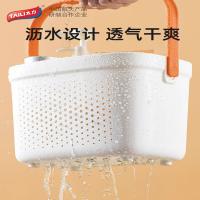 太力（TAILI） AW907 洗漱收纳筐 23.9*16*28.5cm 白色（单位：个）