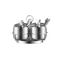 美厨（MAXCOOK）  MCPJ-WG004   旋转调料罐四件套  1kg （单位：套）