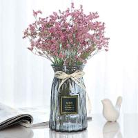盛世泰堡   HB-01  北欧玻璃花瓶  18cm  （单位：个） 淡雅灰