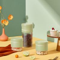 艾逸瑶选CJ-21126晶萃系列厨房调味储物罐4件套油壶600ml储物罐300ml+500ml+1000ml（单位：套）