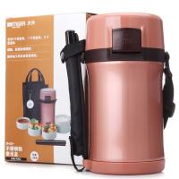 虎牌不锈钢保温饭盒LWU-F20C-NP沙褐色1.48L（单位：个）