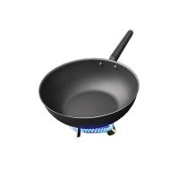 三禾（SANHO） LC32S1 无涂层不粘炒锅 钛合金炒菜锅 32cm (单位: 个)天穹黑