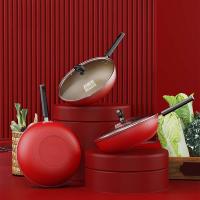 百斯克BSK-GC250208钛幸福不沾炒锅 32cm（单位：个）