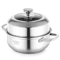 康巴赫（KOBACH）KBH-T26Z 臻味不锈钢蒸汤锅 28cm（单位:个）