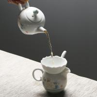 苏氏陶瓷（SUSHI CERAMICS）天香茶壶茶杯陶瓷功夫茶具套装礼盒装 9件套（单位：盒）