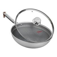 康巴赫（KOBACH） LPB-JG32 卡迈威蜂窝炒锅 32cm （单位：个）银色
