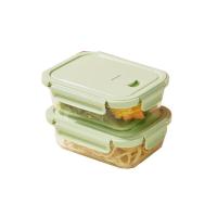 有福有派YF-CJ856保鲜盒（彩盒款） 650ml*2（单位：套）绿色