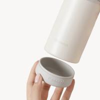 孔雀 保温杯(弹盖吸管杯） 316不锈钢 DPA-55 550ml (单位:个) 晴雪白