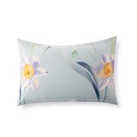 水星家纺（MERCURY）花开彼岸四件套被套203*230cm床单230*250cm枕套48*74cm（单位：套）蓝色