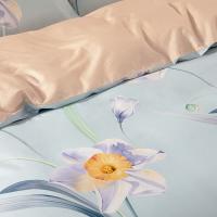 水星家纺（MERCURY）花开彼岸四件套被套203*230cm床单230*250cm枕套48*74cm（单位：套）蓝色