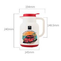 WORLD KITCHEN WK-BH03S63C-JY/KZ奔向幸福系列咖啡杯壶三件组 壶1500ml杯480ml*2 （单位：套）白色