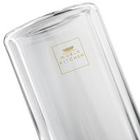 WORLD KITCHEN WK-JSSC2/KZ/JY 晶奢双层玻璃杯两件组220ml*2（单位：套）透明色