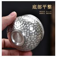 贝格帝 锤纹鎏银一壶两杯 礼盒装 BGD-CY03 茶壶230ml+茶杯80ml*2 (单位:套)