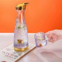 贝格帝HMCX-5花漫朝熙水具5件套壶1000ml杯200ml*4（单位：套）紫色