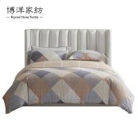博洋家纺 床品纯棉四件套 格调人生 被套：200*230cm  床单：230*240cm   枕套：48*74cm*2  (单位:套)
