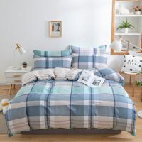 伊伊爱 TJ0NH02000303 时尚格调全棉四件套 被套：200*230cm 床单：230*245cm 枕套：48*74cm*2（单位：套）