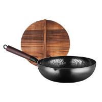 佰造BZ-FC501 卓跃锻纹精铁炒锅 32cm（单位:个）