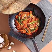 佰造BZ-FC501 卓跃锻纹精铁炒锅 32cm（单位:个）