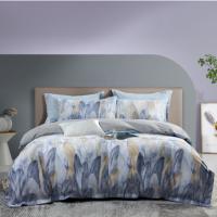 奥芙妮 锦棉四件套 TN-KT23046 被套200*230cm床单230*250cm枕套48*74cm*2 (单位:套) 青色印花