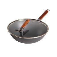 三禾（SANHO） TC32T4 0涂层微纳不粘轻铁锅 32CM (单位: 个)