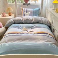 伊伊爱  TJ0HJC2401305  全棉条纹青春律动三件套  被套:150*200cm  床单:160*230cm  枕套:48*74cm*1  （单位：套）