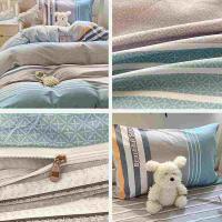 伊伊爱  TJ0HJC2401305  全棉条纹青春律动三件套  被套:150*200cm  床单:160*230cm  枕套:48*74cm*1  （单位：套）