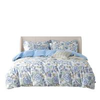 喜芙妮（SOFTNIE） XF-T2409TJ醉卧花溪套件被套200*230cm床单230*240cm枕套50*80cm*2（单位：套）蓝白色