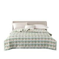 喜芙妮（SOFTNIE）XF-B2502  芙瑶水洗夏被 150*200cm （单位：床）白绿色