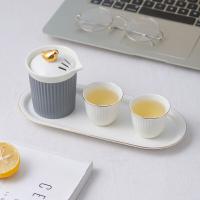 唯都水悦小鸟茶具W-S41壶100ML*1杯50ML*2托盘23*9.9cm*1（单位：套）