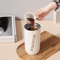 贝洛可（BELO&PRAC）  BK229 斜杠青年时尚咖啡杯保温杯 350ml (单位: 个)