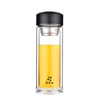 璞莉丝 PLS5131 剑辛系列 双层玻璃杯 300ml（单位：个）黑色