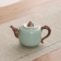 八方礼 BFL2023-34  功夫茶具  茶壶*1，茶海*1,茶杯*6，茶漏*1，茶托*1 （单位:套） 豆青