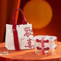 佰乐扣（BAILOCK） 百丽欢喜 三件套 保鲜盒630ml*2布包*1 (单位: 套)