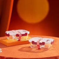 佰乐扣（BAILOCK） 百丽欢喜 三件套 保鲜盒630ml*2布包*1 (单位: 套)